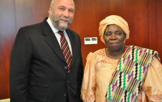 Afrikabeauftragter Günter Nooke trifft Dlamini Zuma