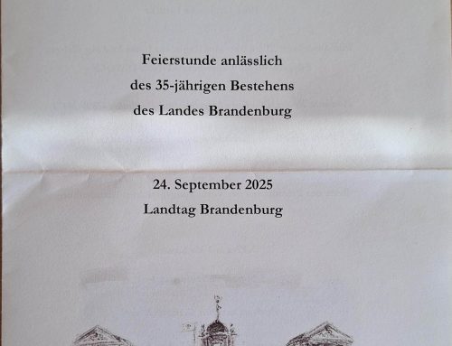 Feierstunde im Landtag Brandenburg